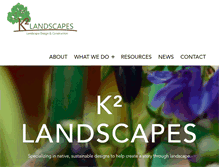 Tablet Screenshot of ksquaredlandscapes.com